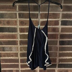 Womens Maurice’s Tank, Size M, Navy